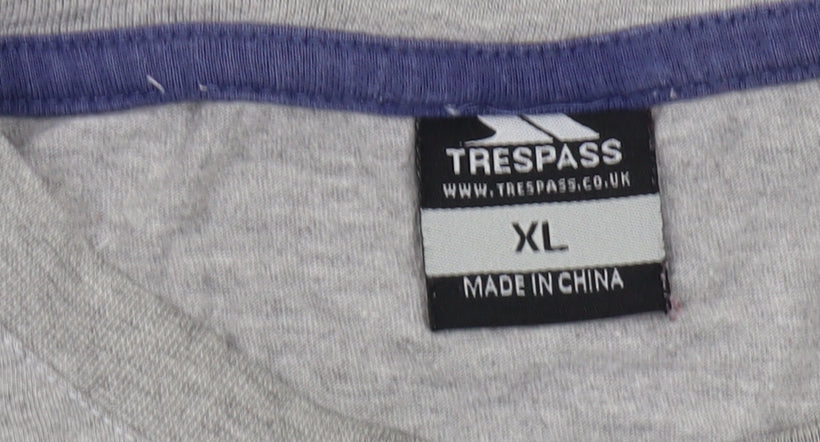 Trespass Men’s Grey XL Graphic Print T-Shirt