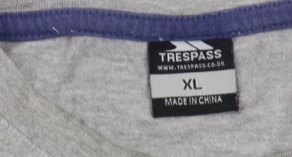 Trespass Men’s Grey XL Graphic Print T-Shirt