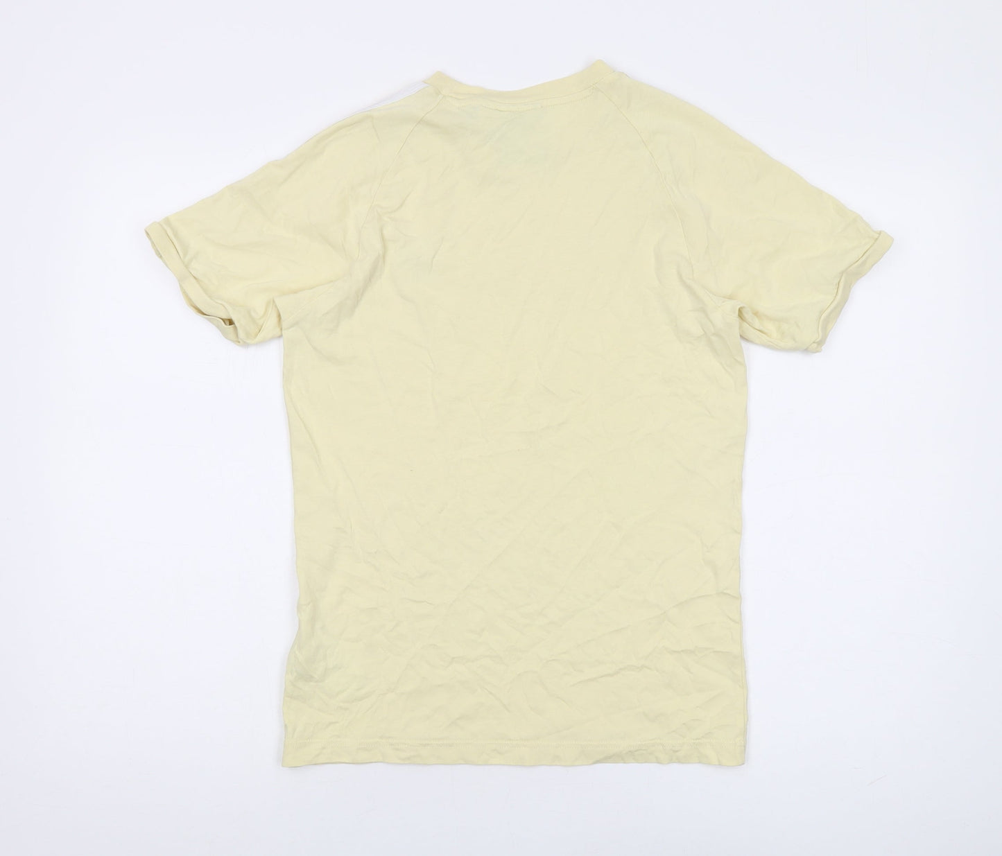 Womens UK Size XS adidas Yellow Basic T-Shirt