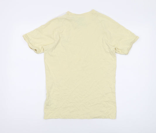 Womens UK Size XS adidas Yellow Basic T-Shirt