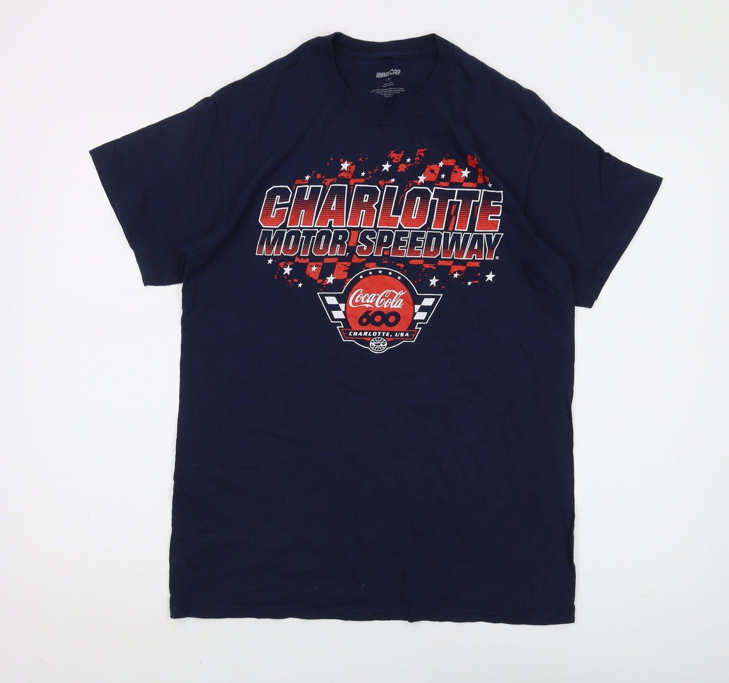 NASCAR Men's Blue Medium Graphic Print T-Shirt