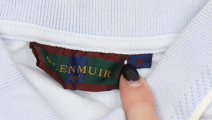 Glenmuir Men's Blue Medium Polo Shirt