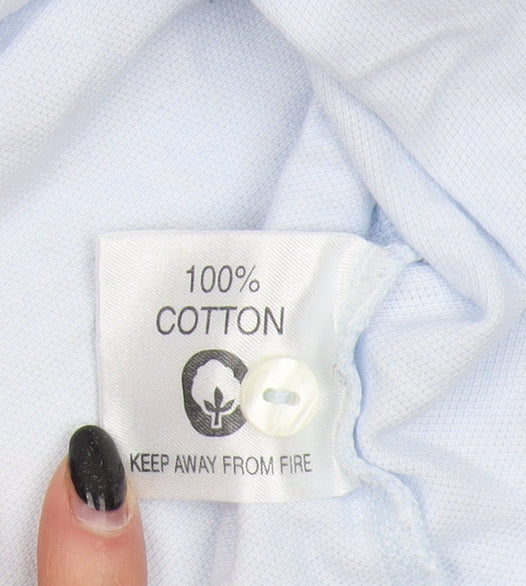 Glenmuir Men's Blue Medium Polo Shirt