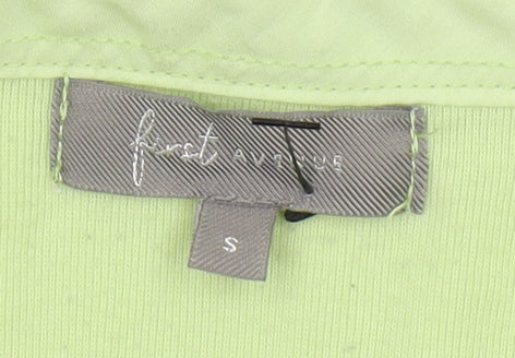 First Avenue Women's Green Polo Shirt, Size S, Cotton Blend