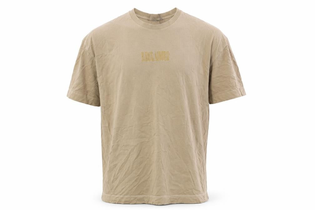 Mens UK Size S Reclaimed Vintage Beige  T-Shirt