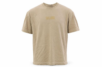 Mens UK Size S Reclaimed Vintage Beige  T-Shirt