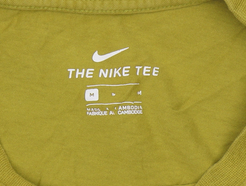 Nike Men's Green Medium Crew Neck Short Sleeve T-Shirt