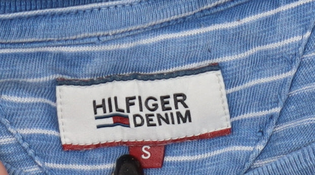 Mens UK Size S Hilfiger Denim Blue  T-Shirt