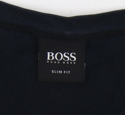 Mens UK Size M HUGO BOSS Black  T-Shirt