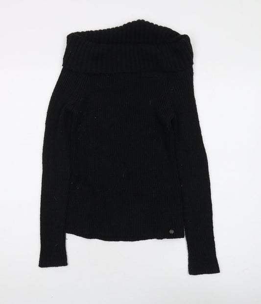 Womens UK Size S Hollister Black Jumper Jumper