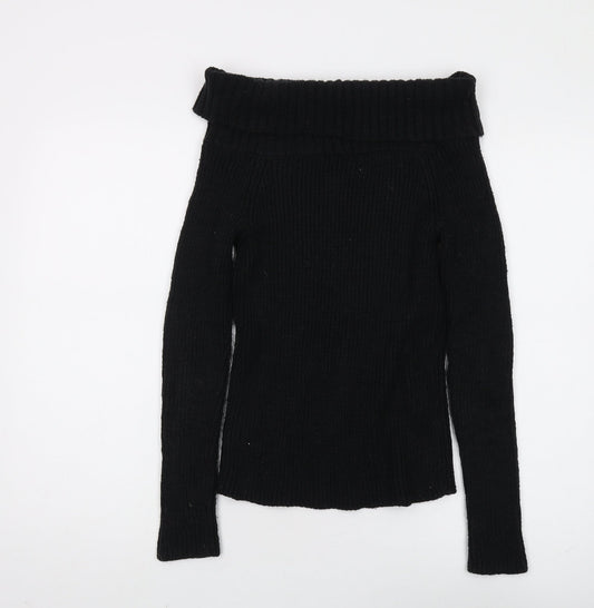 Womens UK Size S Hollister Black Jumper Jumper