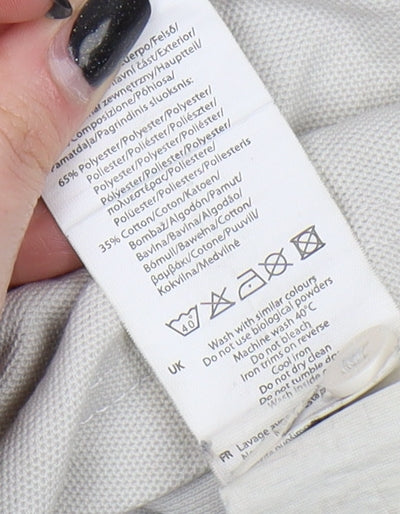 Slazenger Men's Beige Polo Shirt L - Casual Short Sleeve