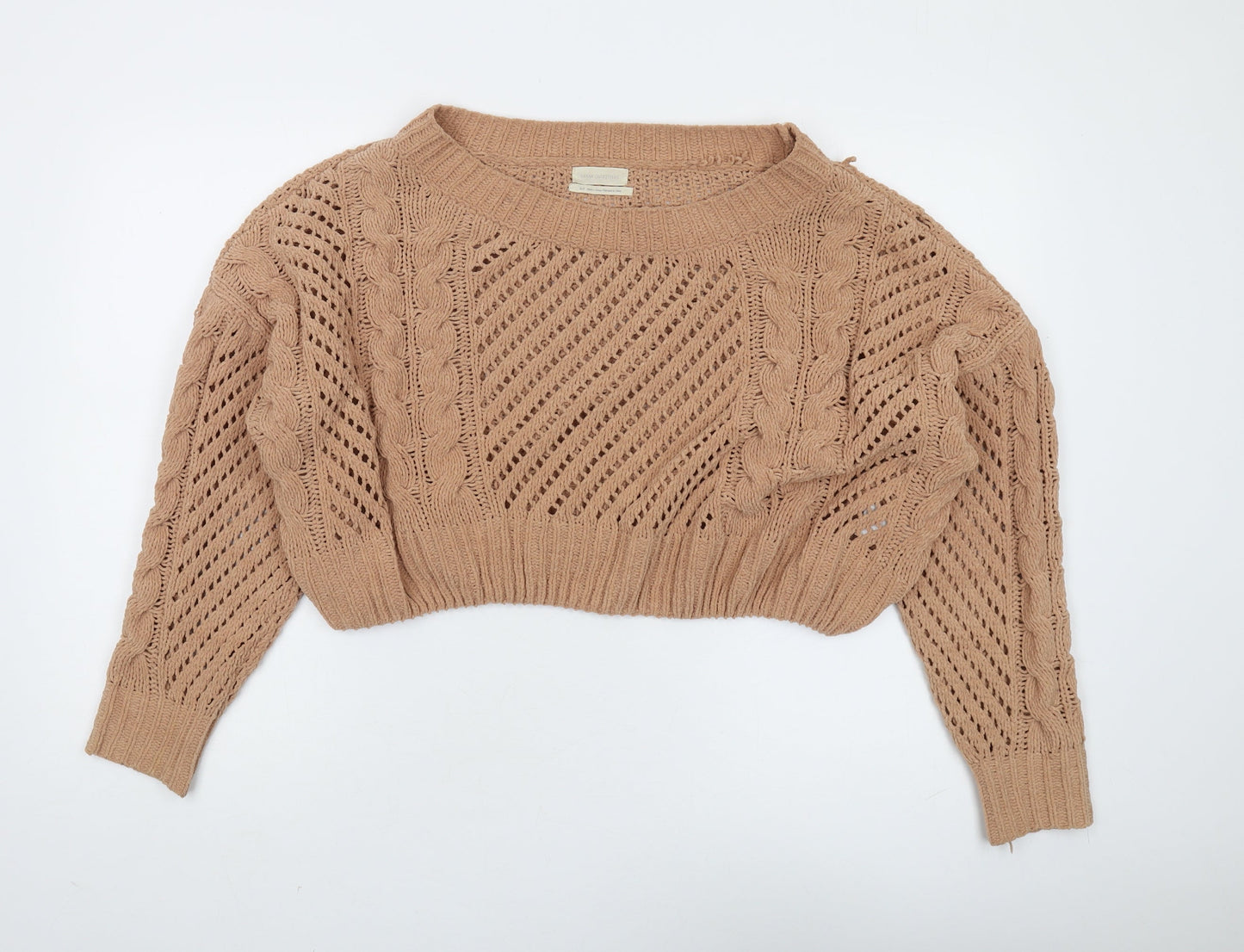 Womens UK Size S Urban Outfitters Beige Pullover Jumper