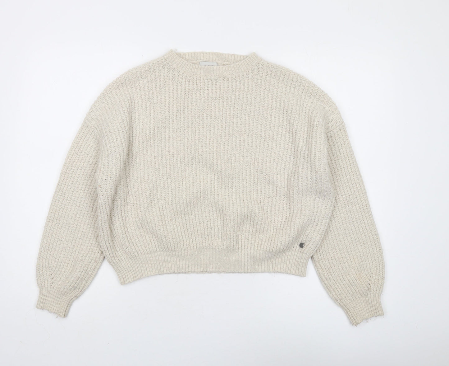 Womens UK Size L Pacific Republic Ivory Pullover Jumper