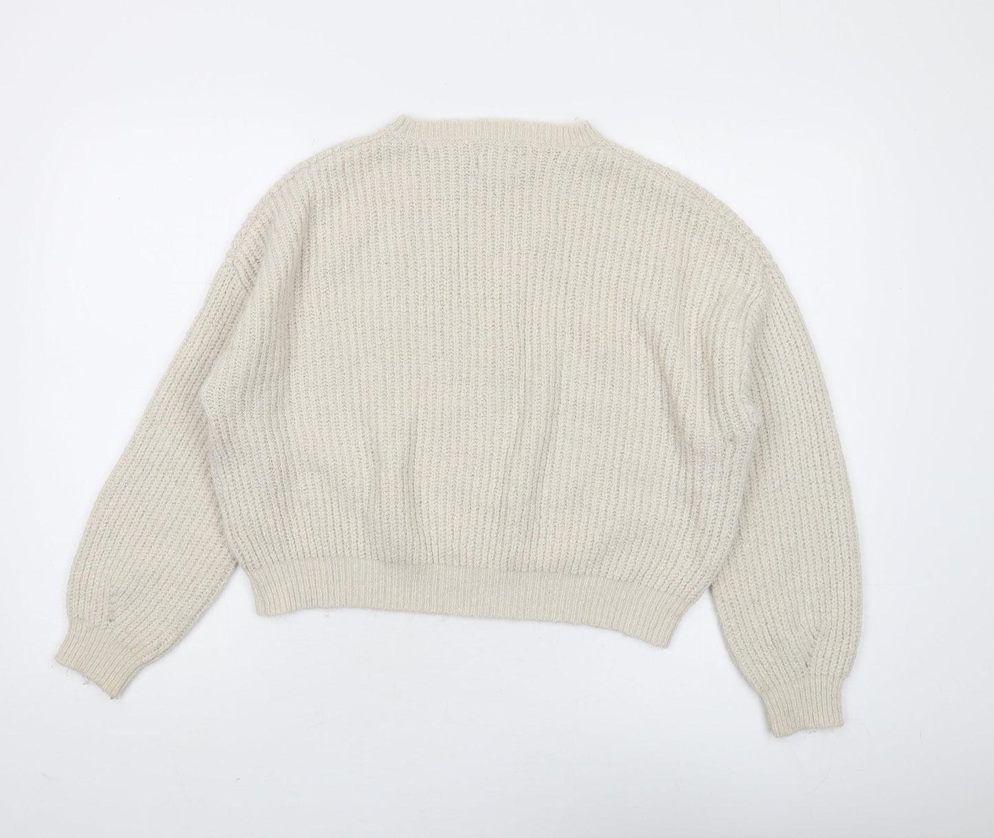 Womens UK Size L Pacific Republic Ivory Pullover Jumper