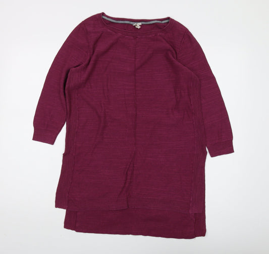 Womens UK Size 10 White Stuff Purple Tunic Jumper
