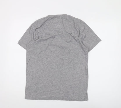 Ted Baker Men's Grey Retro Graphic T-Shirt, Size L