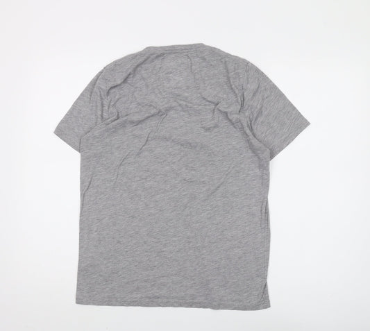 Ted Baker Men's Grey Retro Graphic T-Shirt, Size L