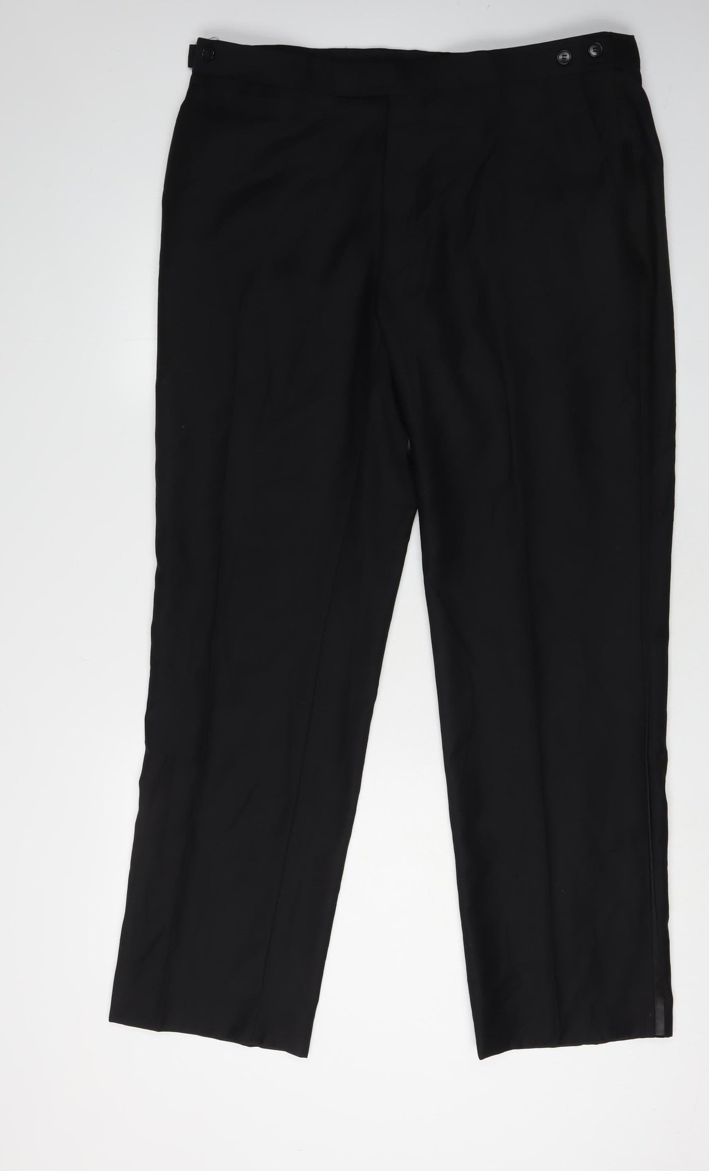 John Lewis Black Men's Dress Pants, Size Large
