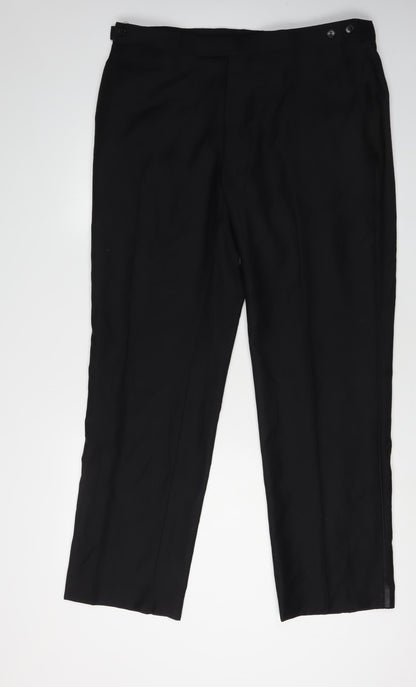 John Lewis Black Men's Dress Pants, Size Large