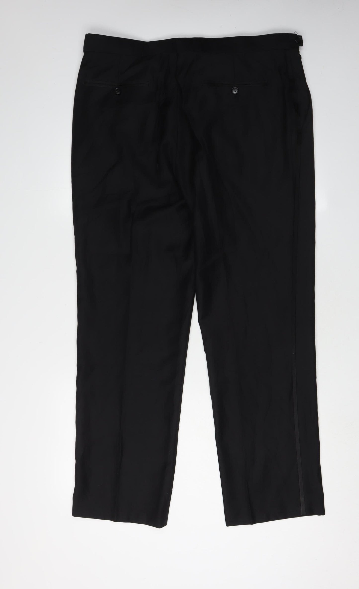John Lewis Black Men's Dress Pants, Size Large