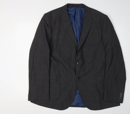 Mens UK Size 44 Cedar Wood State Regular Grey Suit Jacket