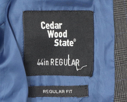 Mens UK Size 44 Cedar Wood State Regular Grey Suit Jacket