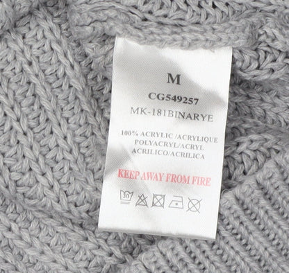 Brave Soul Men’s Grey Crew Neck Pullover Jumper M