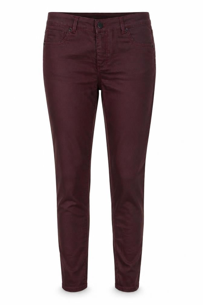 Womens UK Size 12 Warehouse Slim Fit Skinny Red Trousers