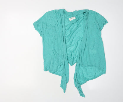 Womens UK Size 14 Kaliko Green Cardigan Jumper