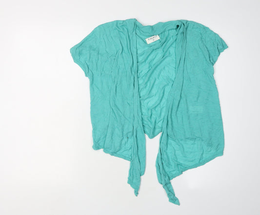 Womens UK Size 14 Kaliko Green Cardigan Jumper