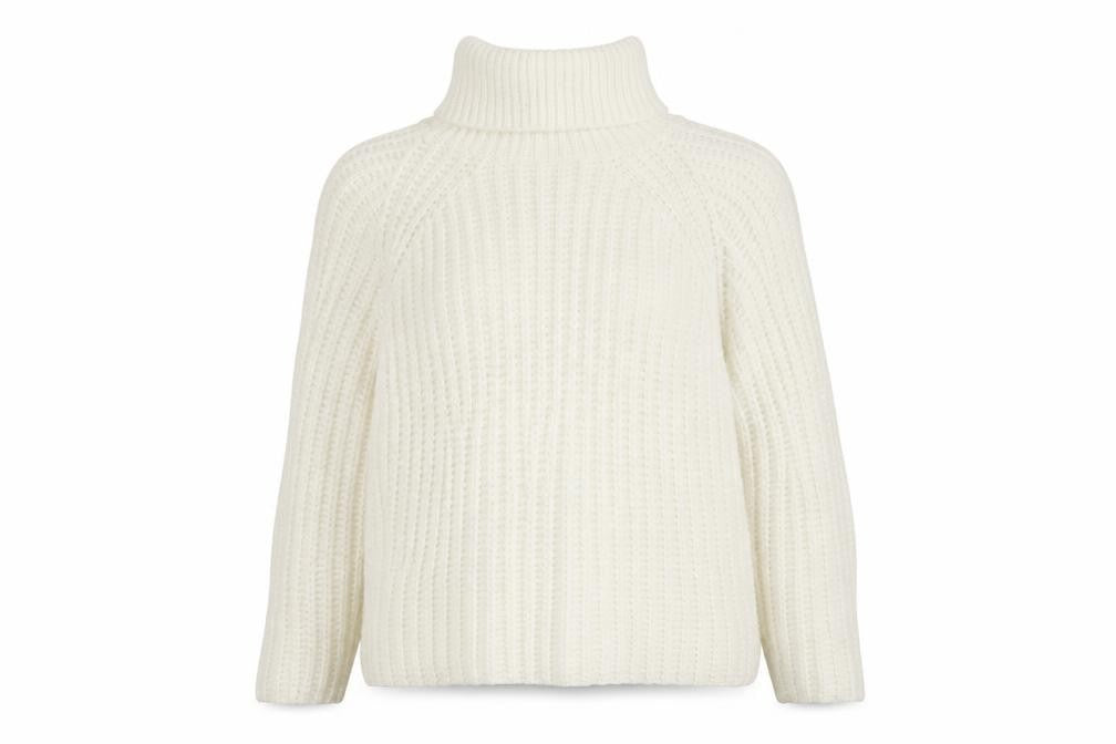 Womens UK Size M PRETTYLITTLETHING White Pullover Jumper