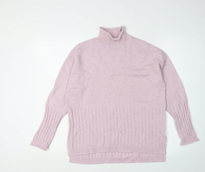 Womens UK Size S Marks and Spencer Pink Pullover Jumper