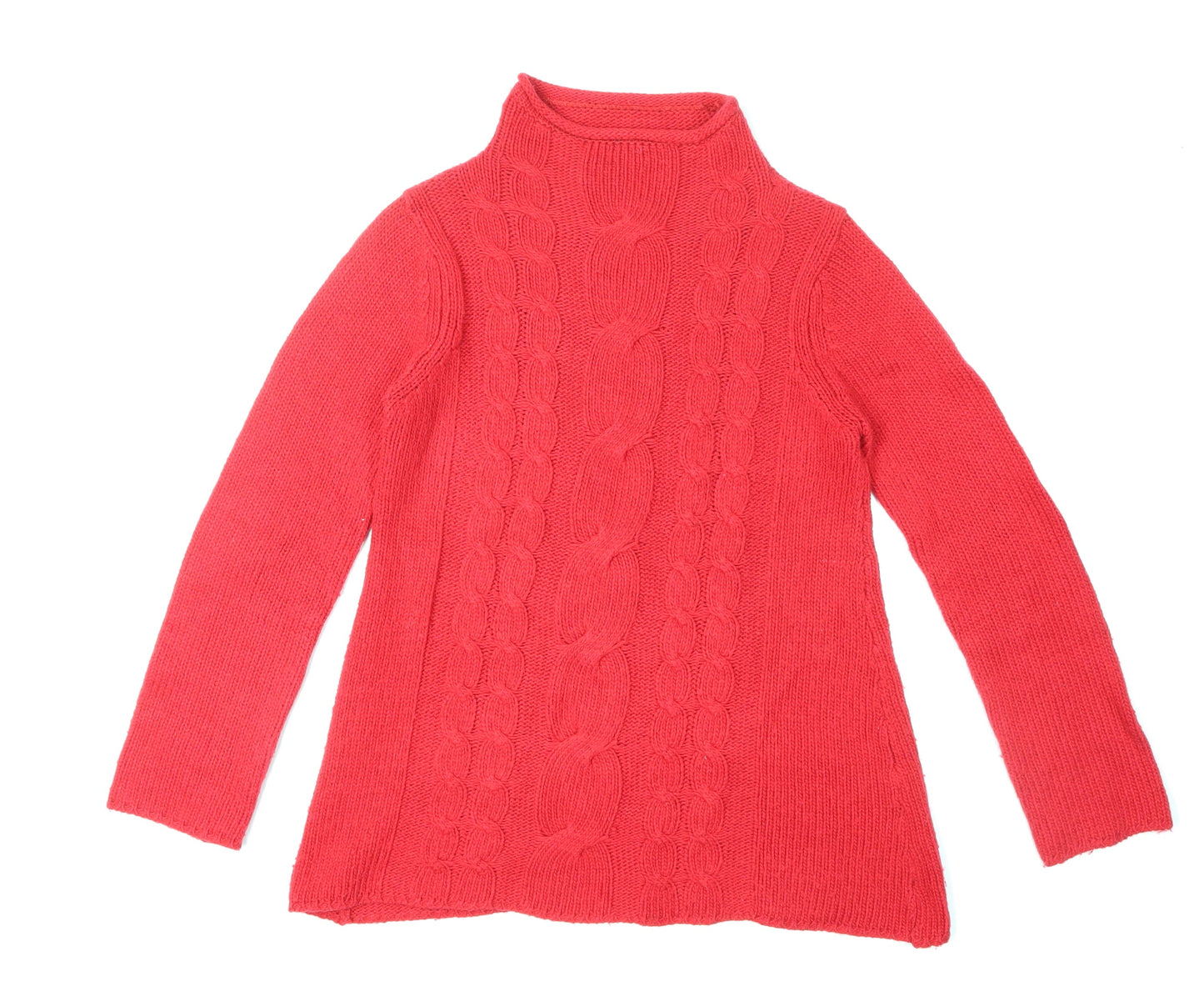 Womens UK Size L Gina Tricot Red Pullover Jumper