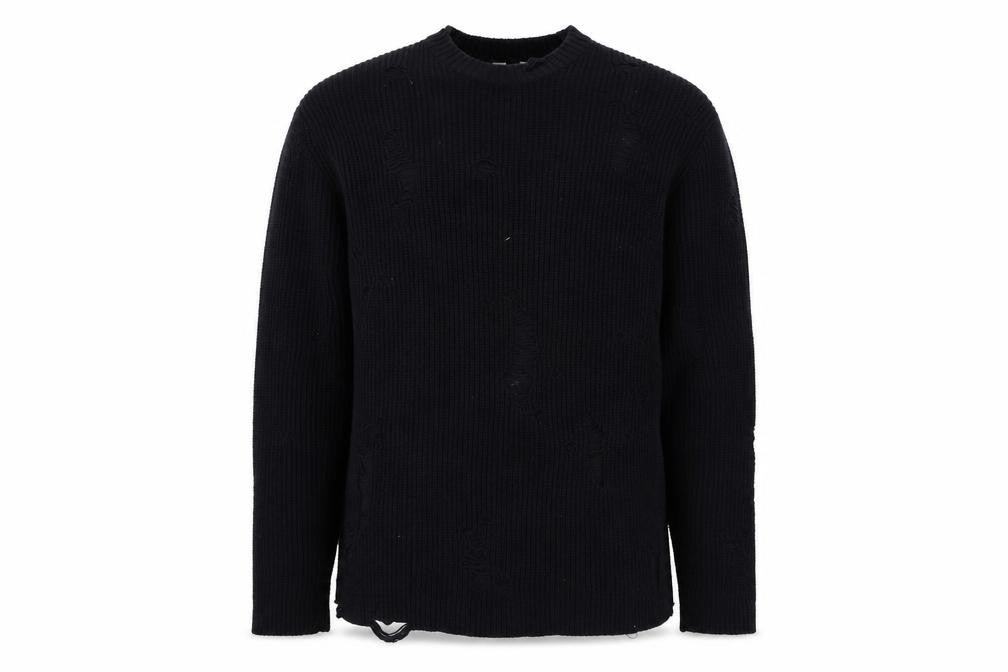 Mens UK Size M Topman Black Pullover Jumper