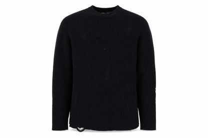 Mens UK Size M Topman Black Pullover Jumper