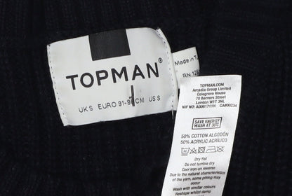 Topman Men's Black Crew Neck Pullover Jumper M