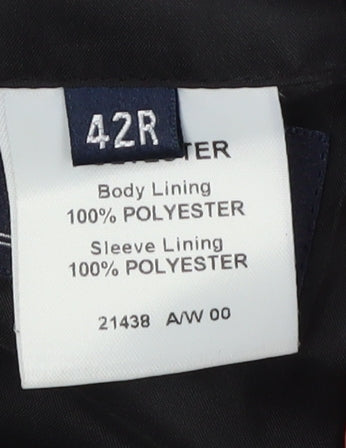 Mens UK Size 42 Greenwoods Regular Black Suit Jacket