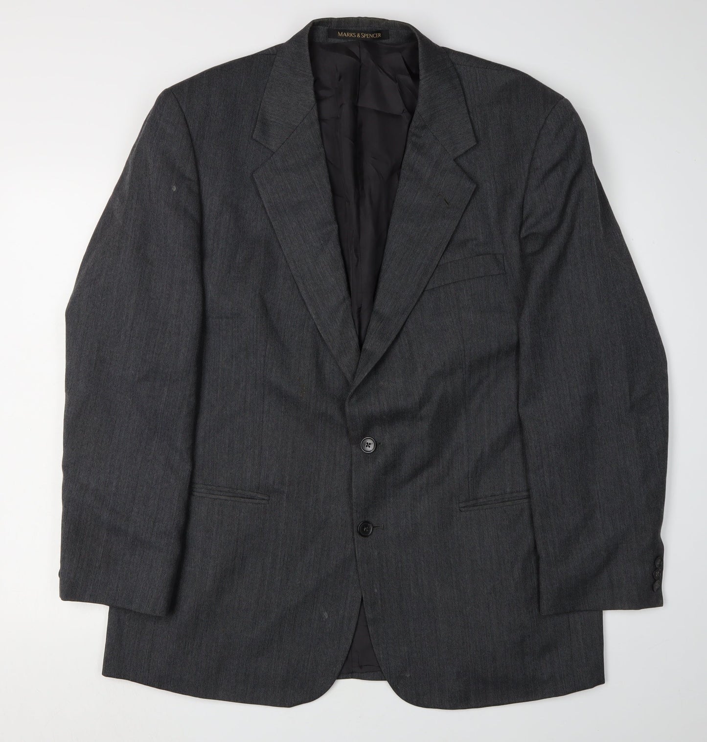 Mens UK Size 44 Marks and Spencer Regular Grey Suit Jacket