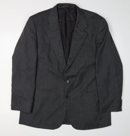 Mens UK Size 44 Marks and Spencer Regular Grey Suit Jacket