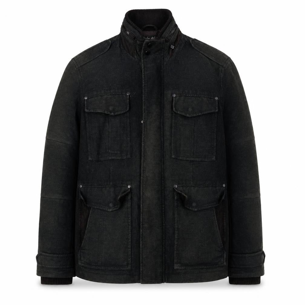 Mens UK Size XL NEXT Black Military Jacket