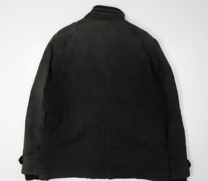 Mens UK Size XL NEXT Black Military Jacket