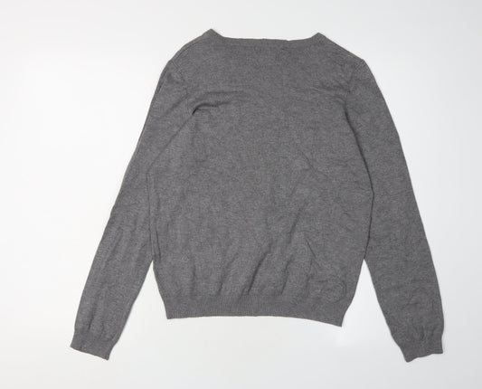 Womens UK Size M H&M Grey Pullover Jumper