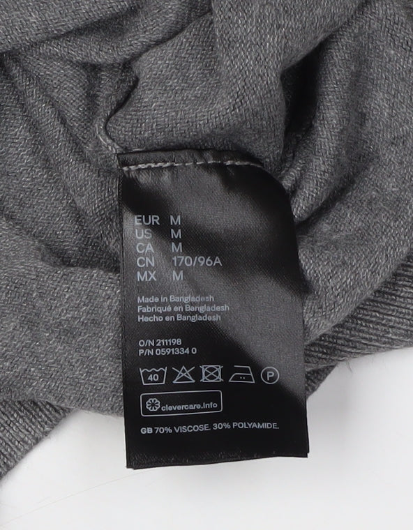 Womens UK Size M H&M Grey Pullover Jumper