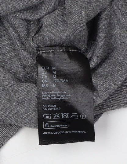 Womens UK Size M H&M Grey Pullover Jumper