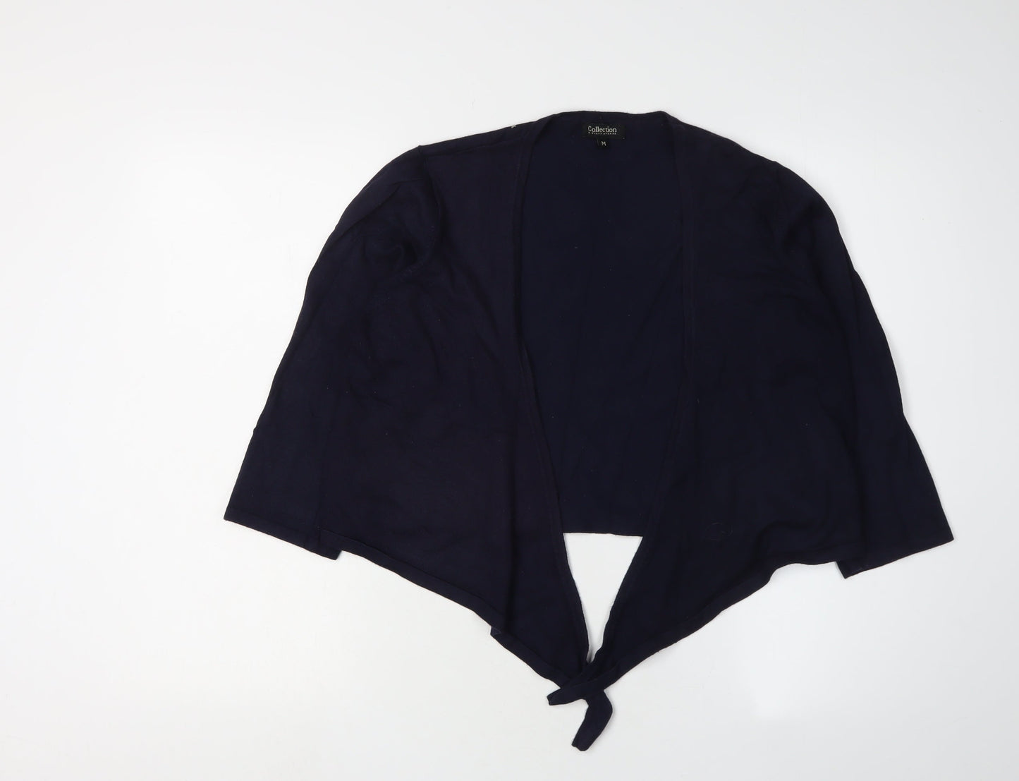 Collection by First Avenue Women's Blue Wrap Jumper, Size M