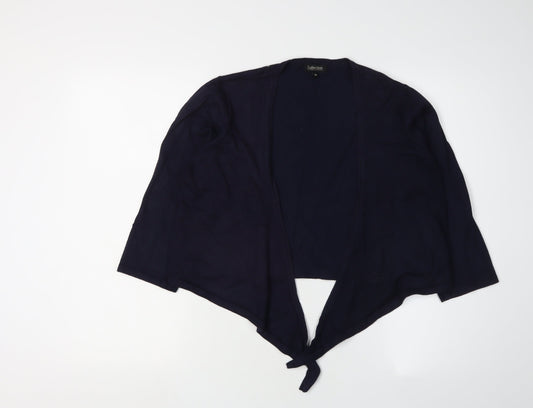 Collection by First Avenue Women's Blue Wrap Jumper, Size M