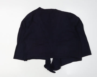 Collection by First Avenue Women's Blue Wrap Jumper, Size M