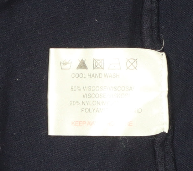 Collection by First Avenue Women's Blue Wrap Jumper, Size M