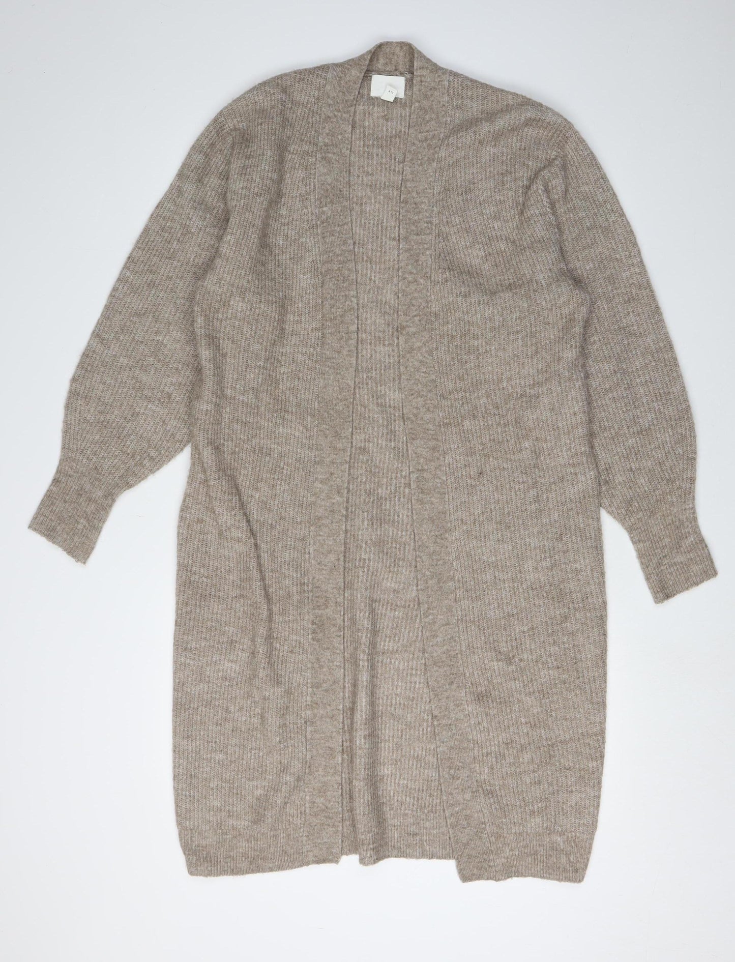 Womens UK Size XS H&M Beige Cardigan Jumper